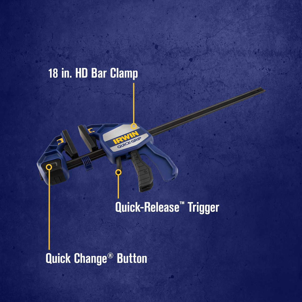 18" Quick-Grip® Heavy-Duty Bar Clamp   1964713