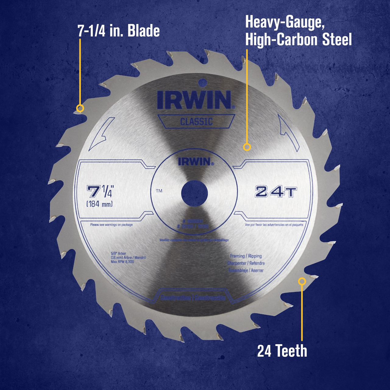 25 Pc. 7-1/4" 24T Classic Series Circular Saw Blade   25130