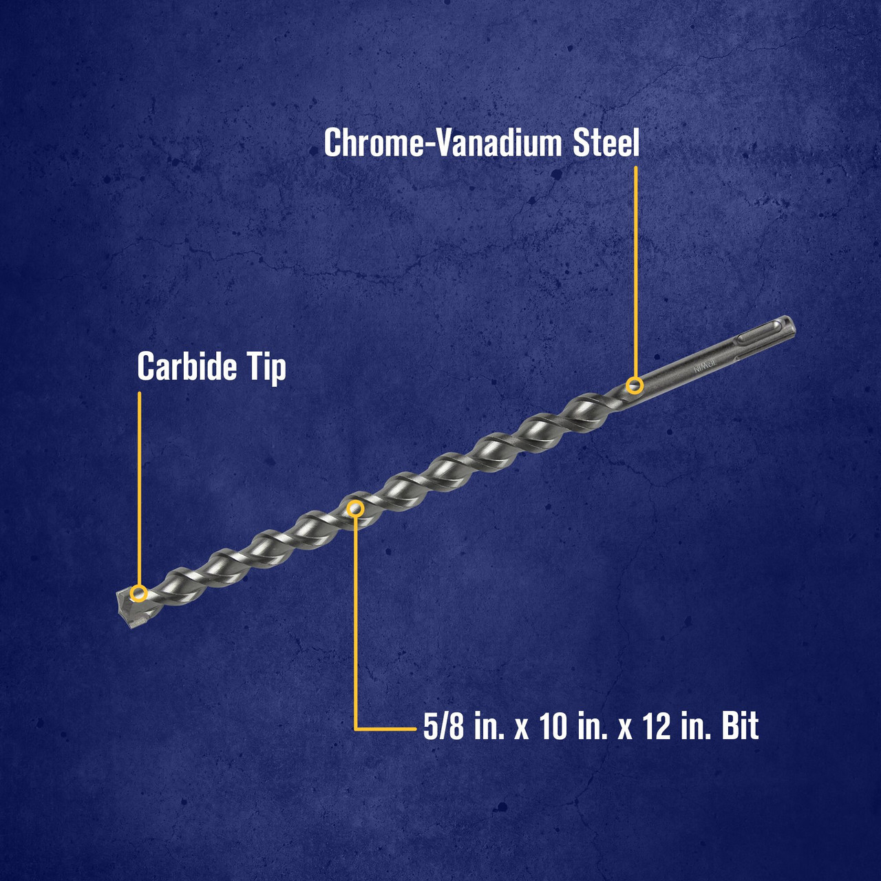 5/8 X 10 X 12" SDS-Plus® Hammer Drill Bit   322043