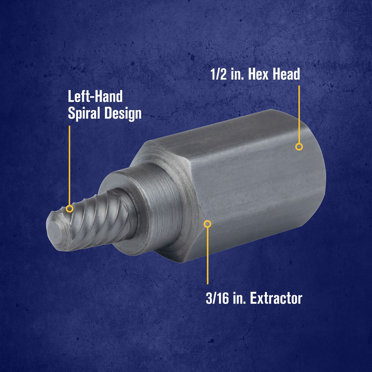 5 Pc. 3/16" Hanson® Hex Multi-Spline Extractor    53203