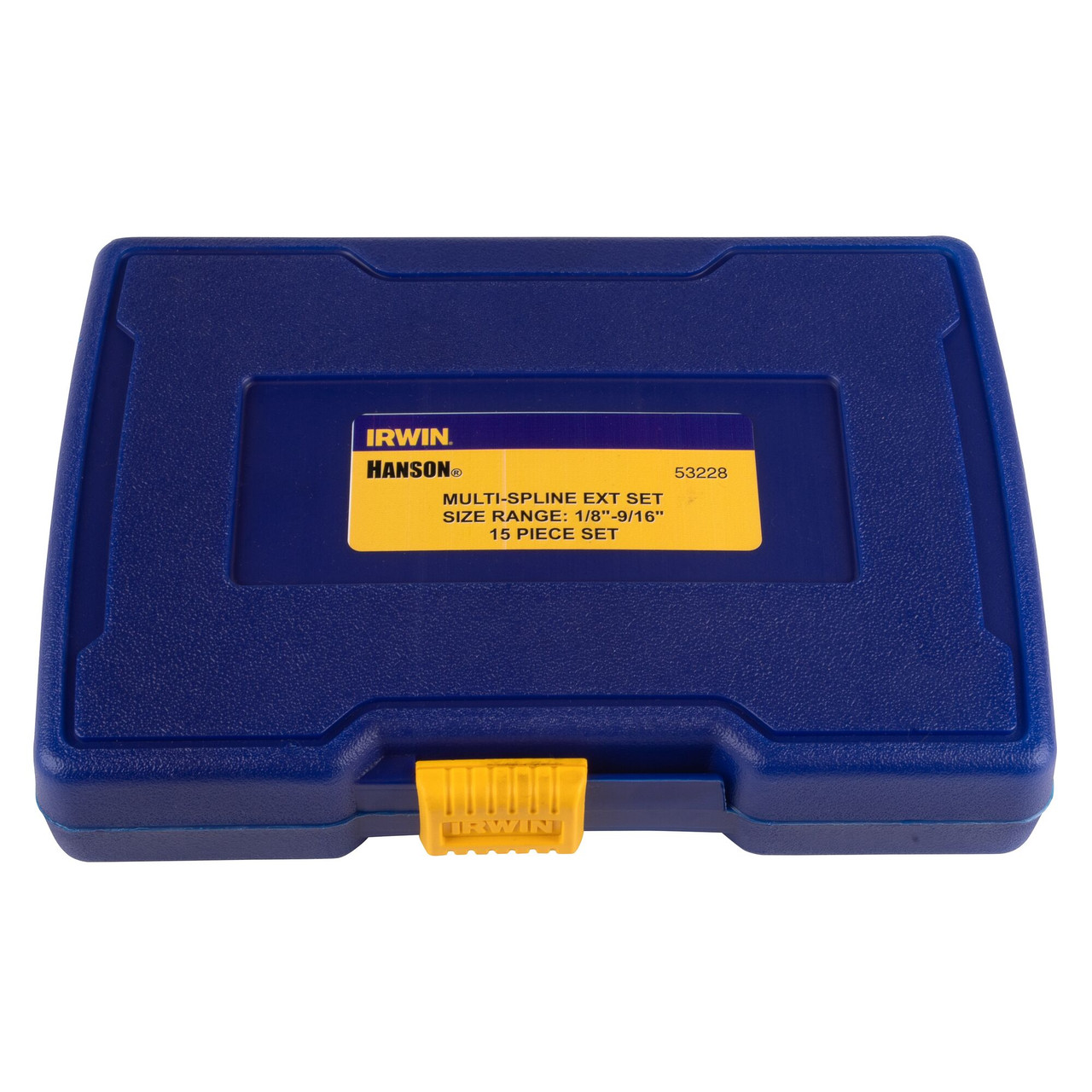 15 Pc. Hanson® 1/8 - 9/16" Hex Multi-Spline Extractor Set   53228