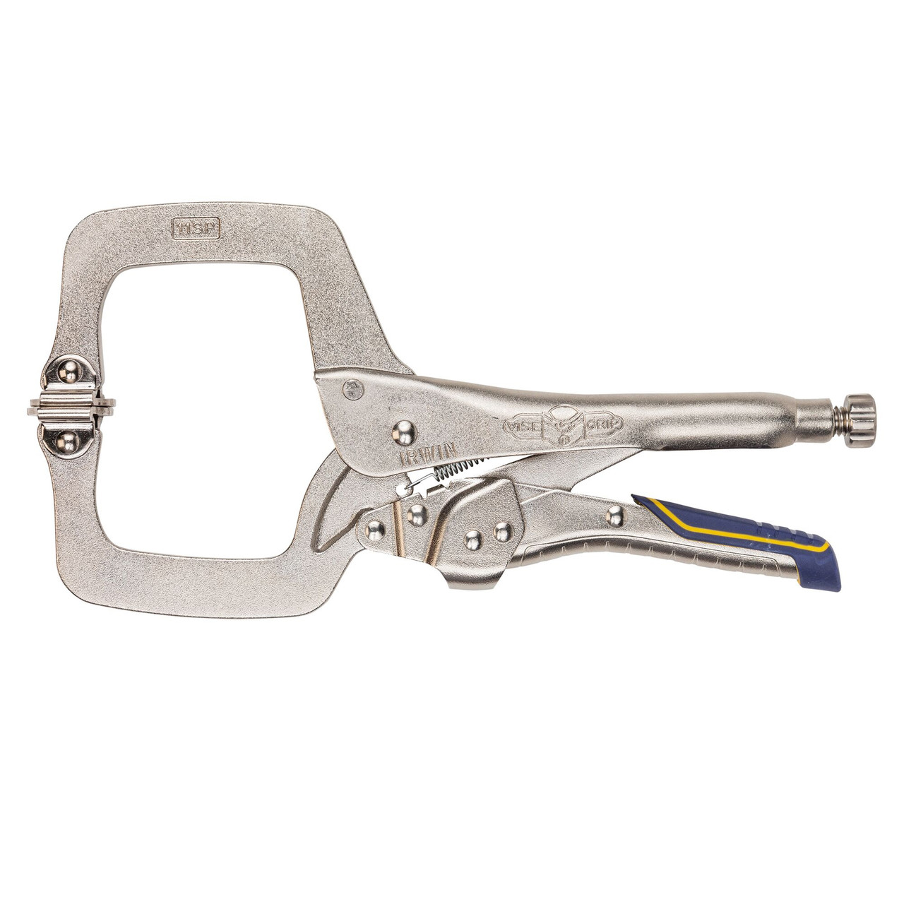 11" Vise-Grip® Locking C-Clamp Quick Release w/ Swivel Pads   IRHT82586