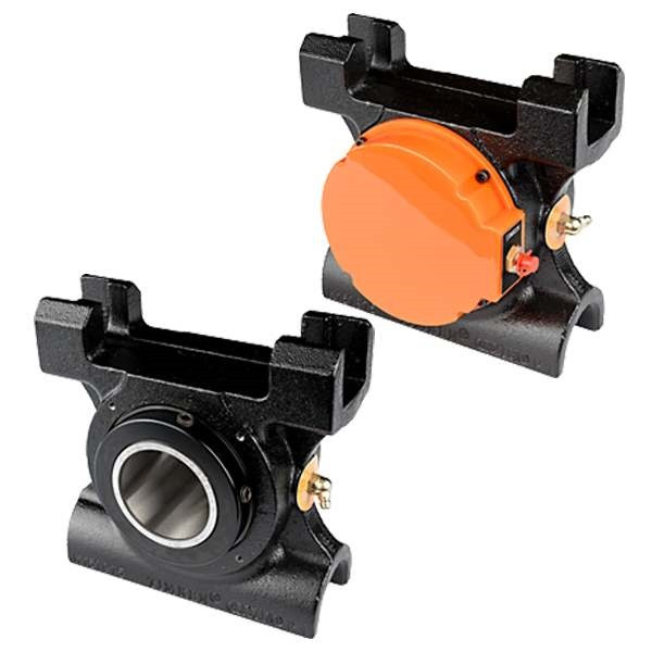 3-3/16" Top Angle Type-E Taper Roller Bearing Take-Up Block - Double Locking Collar  E-TTU-TRB-3 3/16