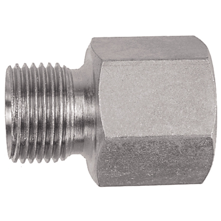 3/8 x 1/4" Steel Male BSPP - Female NPT    36008-06-04