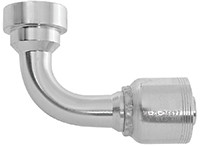 1-1/4 x 1-1/4" (2.13" Flange) Pulsar 4400 Series Hose Crimp - CAT® Style Flange 90° Elbow  4499C-20-20