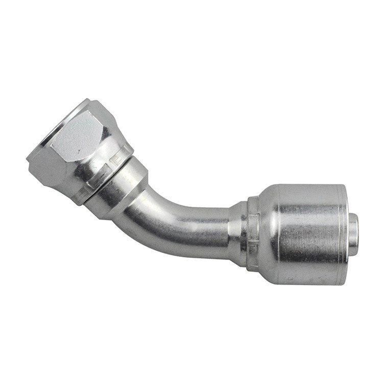 1/4 x 5/16" Pulsar 4500 Series Hose Crimp - Female 37° JIC Swivel 45° Elbow  4545-05-05