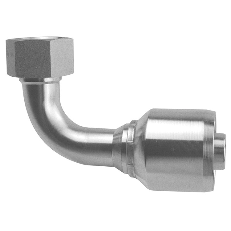 1-1/4 x 1-11/16"-12 Pulsar 4600 Series Hose Crimp - Female ORFS Swivel 90° Elbow  46983-20-20
