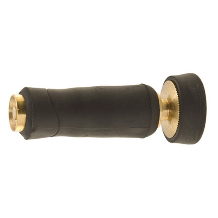 Garden Hose Brass Twist Nozzle w/ Rubber Grip  528