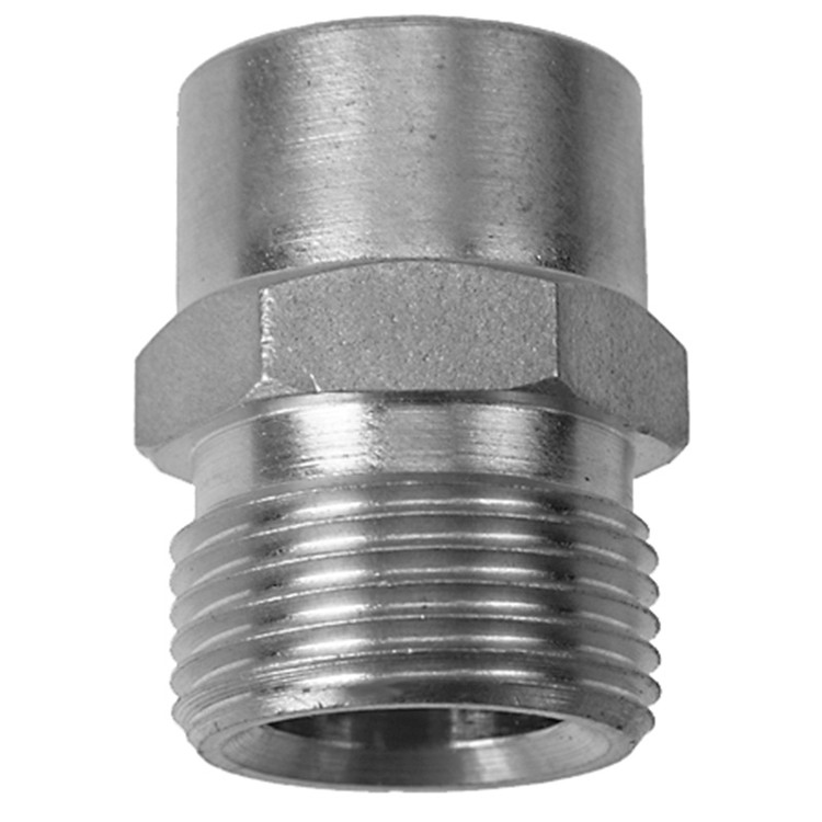 22mm-1.5 x 3/8" Steel Pressure Wash Male Stem - Female NPT  74008-22-06