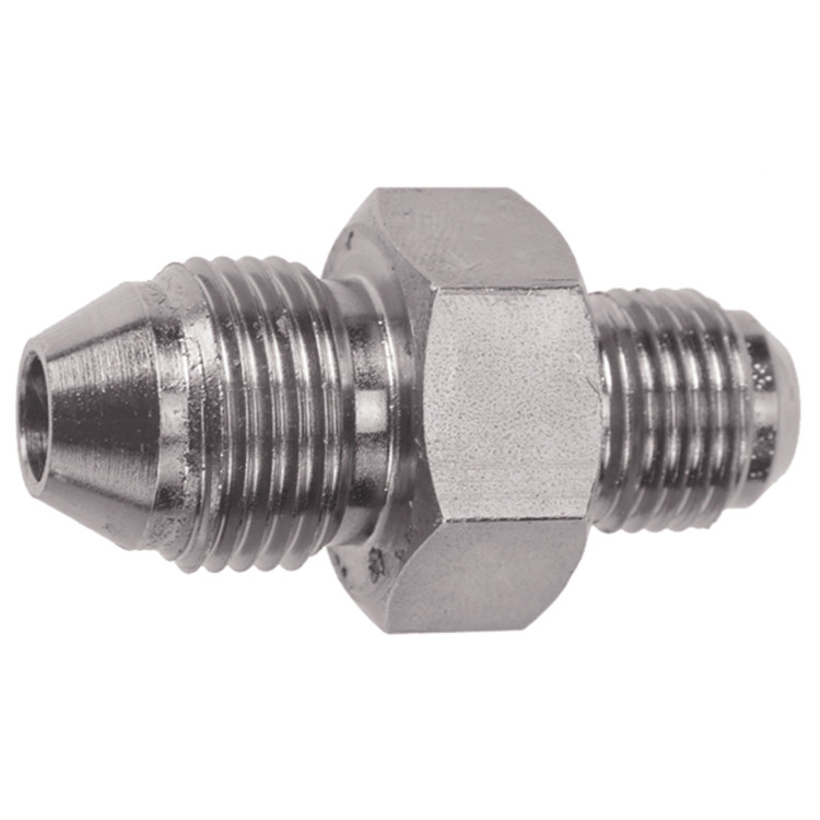 M22-1.5 x 1/2" Steel Male Komatsu - Male JIC Connector   78015-22-08