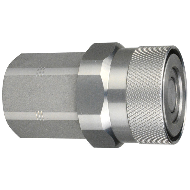 3/8 x 3/4"-16 Series C700VEP Thread Together Flush Face Coupler - Female ORB  C703VEP-06-08