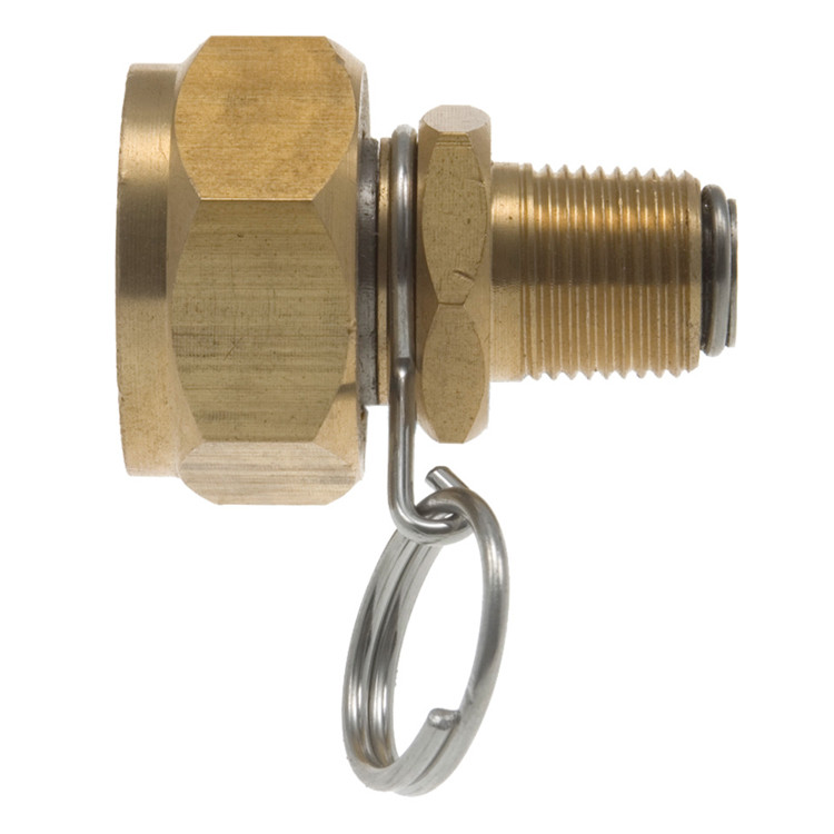 1/2" Brass Female Garden Hose - Male NPT Live Swivel  G0716SX-08