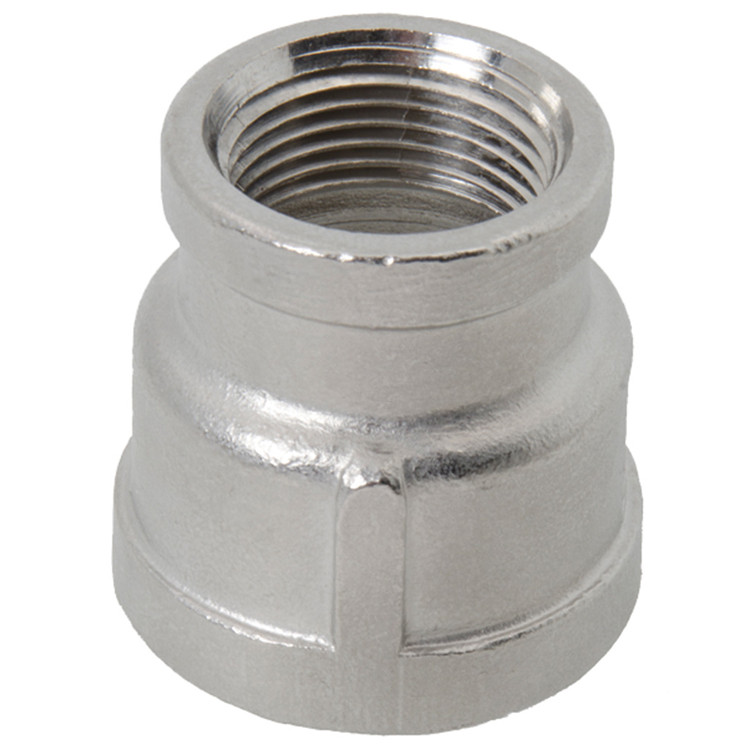 1-1/4 x 1" Stainless Steel 316 Female NPT Reducer Coupling  G0808SS-125-100