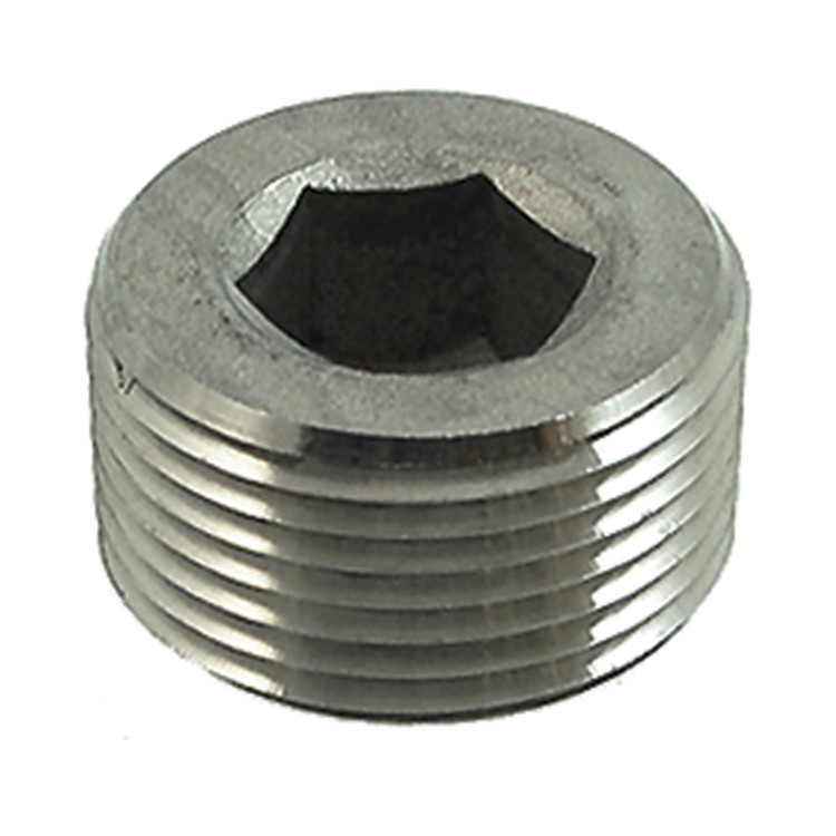 1/2" Stainless Steel 316 Male NPT Plug  G1600HSS-050