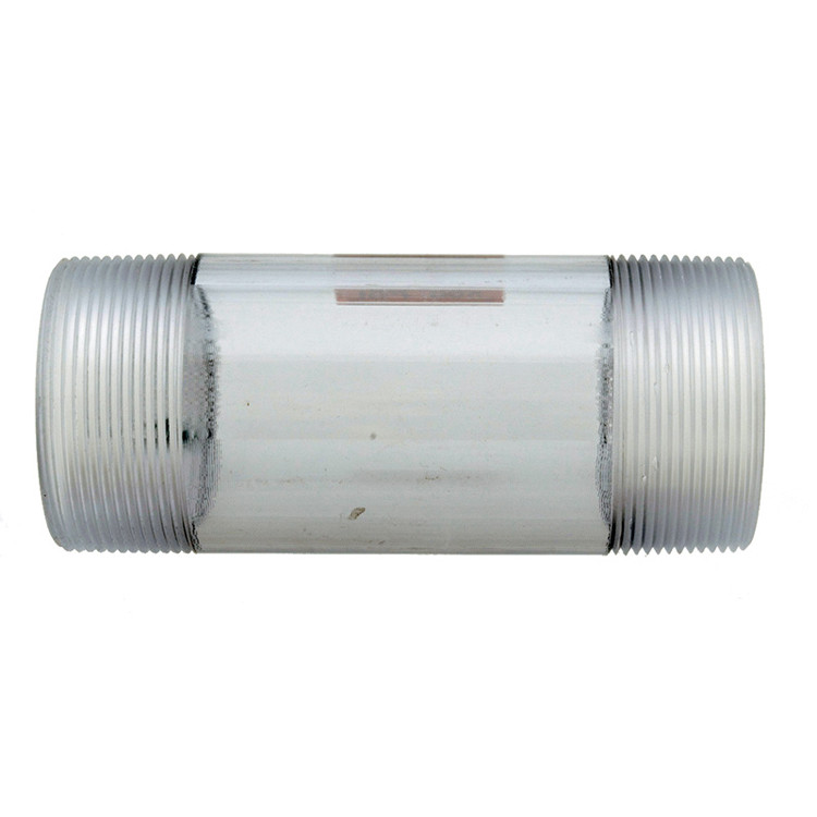 3 x 8" Polycarbonate Sight Gauge Nipple   G1616PC-300X8