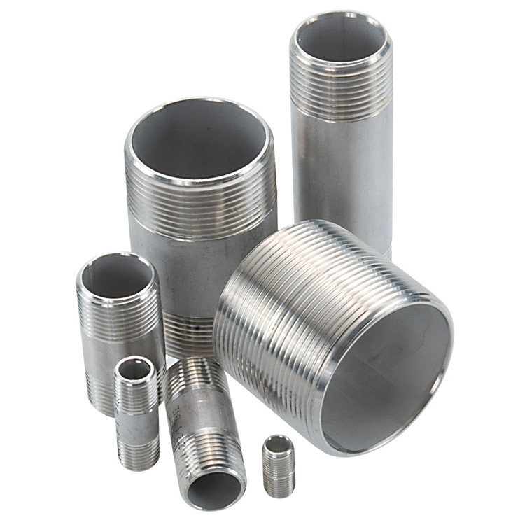 3/8 x 1-1/2" Stainless Steel 316 Male NPT Pipe Nipple  G1616SS-038X1.5