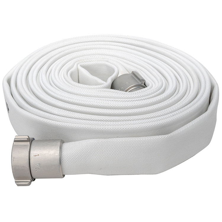1-1/2" x 100' Single Jacket Industrial/Forestry Fire Hose Assembly w/Hardcoat NPSH Fittings   G1921-150NP100