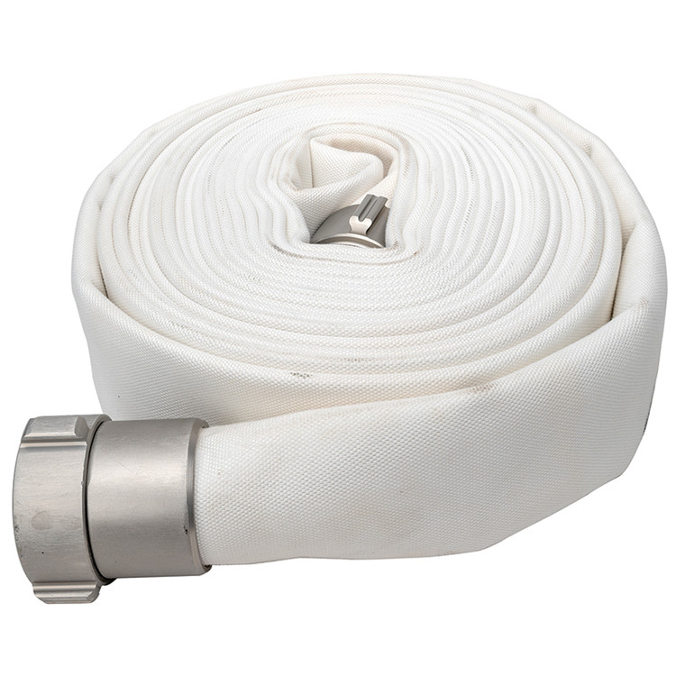 2-1/2" x 50' Double Jacket Industrial Fire Hose Asssembly w/ QST Fittings   G1942-250QST50