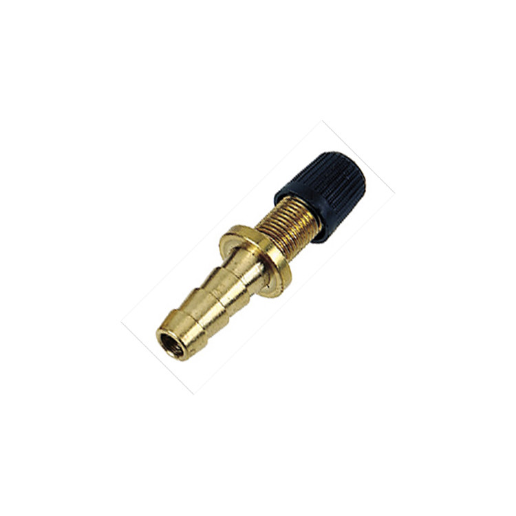 1/4" Brass Hose Barb - Schrader Valve  G21TVB-030-025