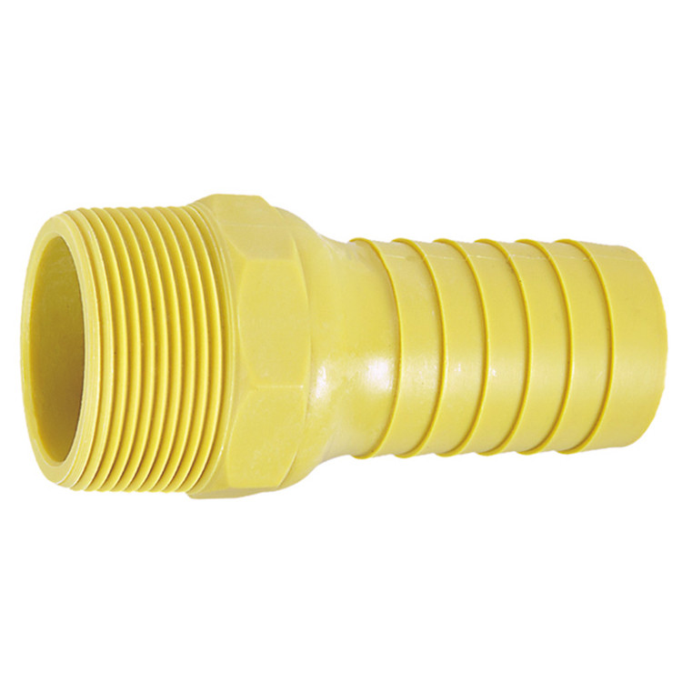 1-1/4 x 1-1/4" Nylon Hose Barb - Male NPT  G33N-125
