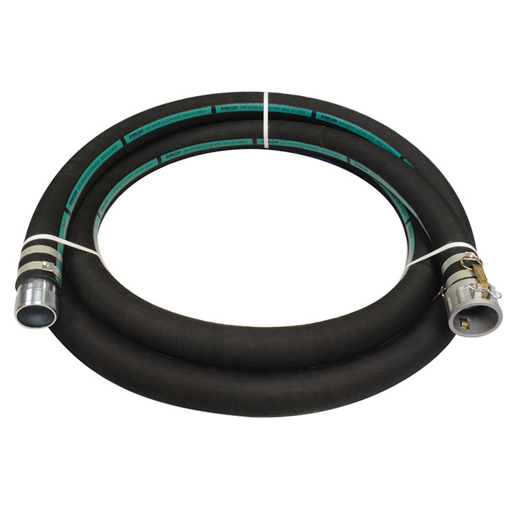 6" x 20' Heavy Duty Rubber Suction Hose Assembly   G341-600CM20