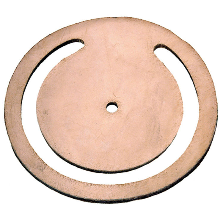 3" Foot Valve Replacement Leather Flapper  G34FVL-300