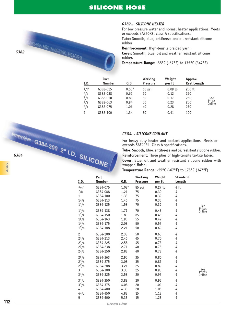 2-7/8" Silicone Coolant Hose   G384-288