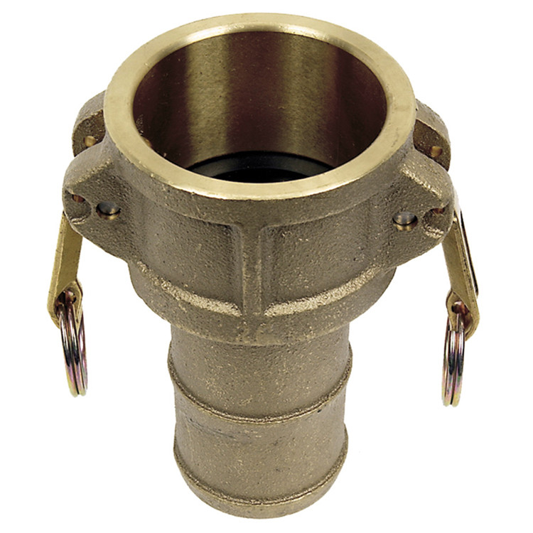 2" Brass Type C Female Camlock - Hose Barb  G65BRC-200