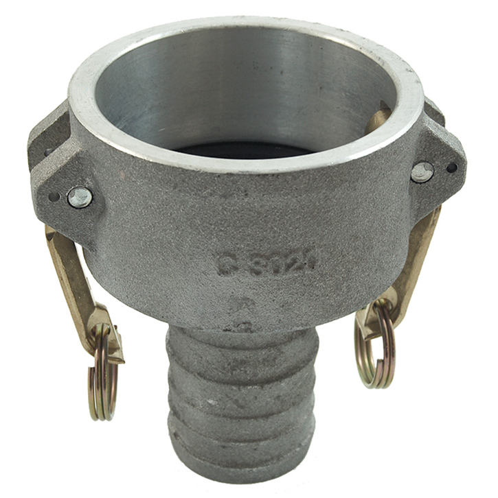 3 x 2" Aluminum Type C Female Camlock - Hose Barb  G65C-300-200