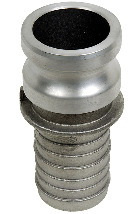 10" Aluminum Type E Male Camlock - Hose Barb  G65E-1000