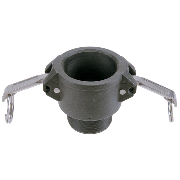 3" Polypropylene Type B Female Camlock - Male NPT  G65PB-300