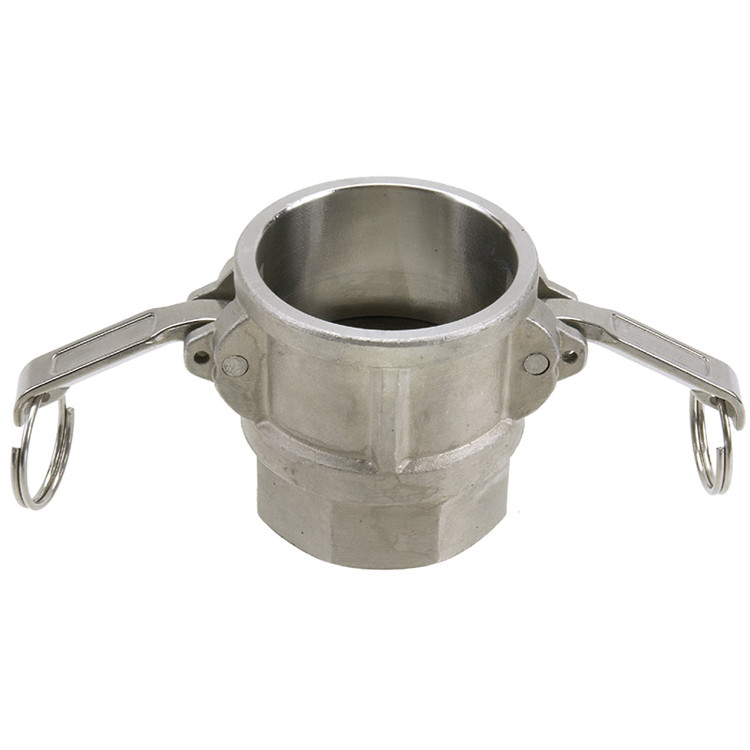 4" Stainless Type D Female Camlock - Female NPT  G65SSD-400