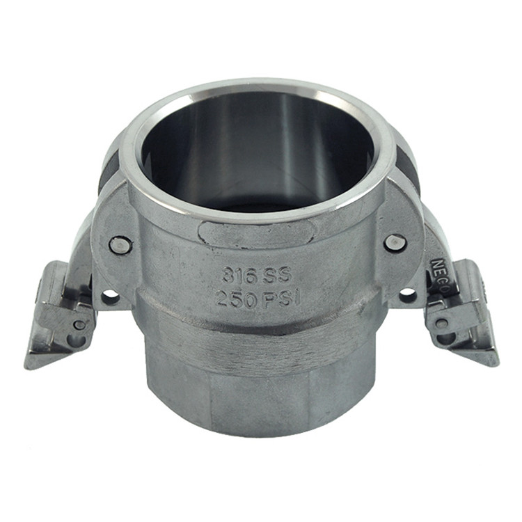 1-1/2" Stainless Type LD Locking Arm Female Camlock - Female NPT  G65SSLD-150