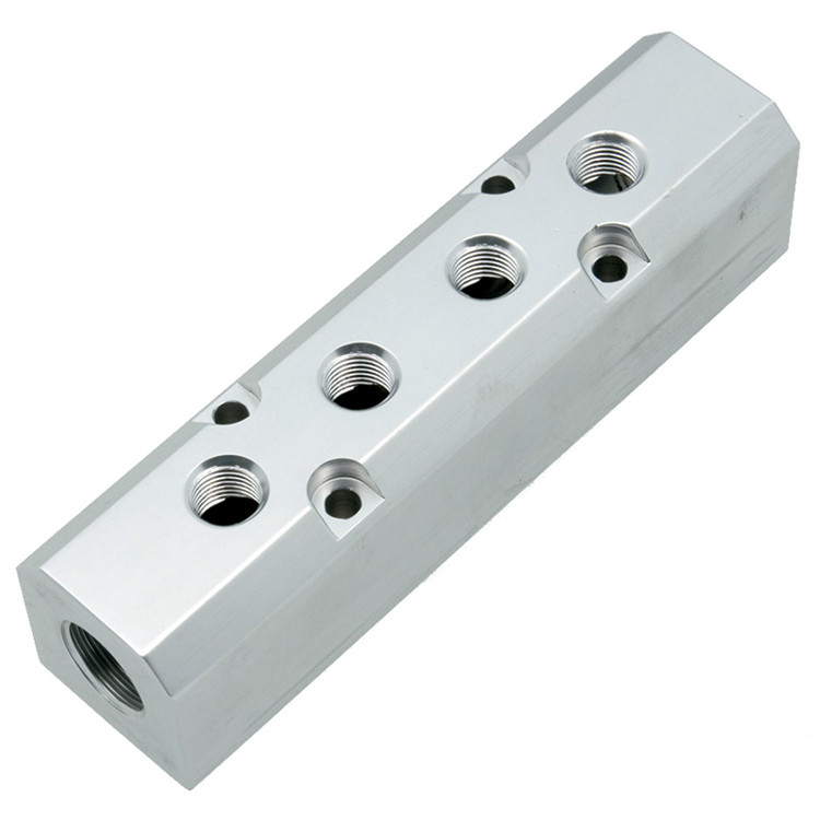 1/2 x 1/4" NPT Four Outlet Block Manifold  L-30