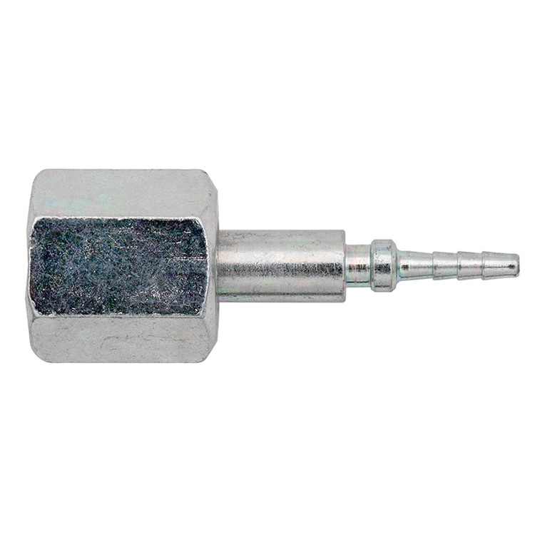 2mm x M14-1.5 Pulsar T1000 Series Hose Barb - Female Metric Swivel  T10063L-08-02M