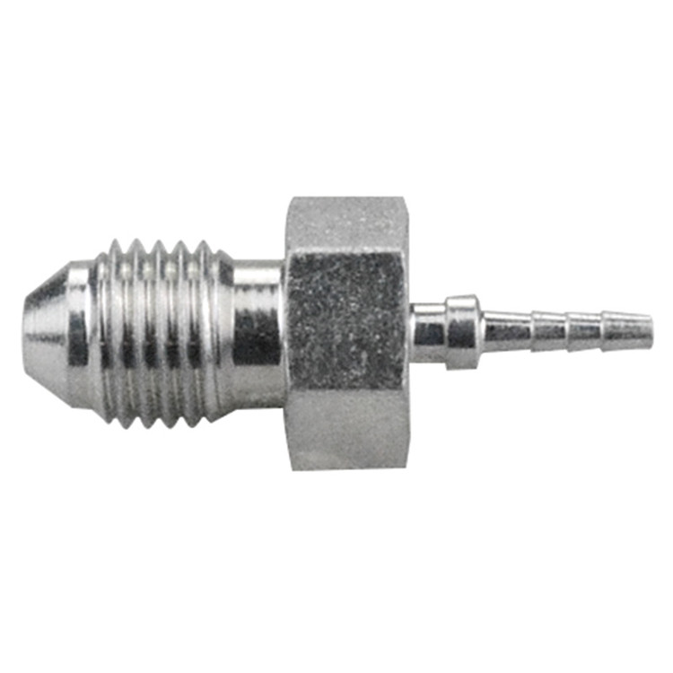 2mm x 1/4" Pulsar T1000 Series Hose Barb - Male 37° JIC  T1015-04-02M