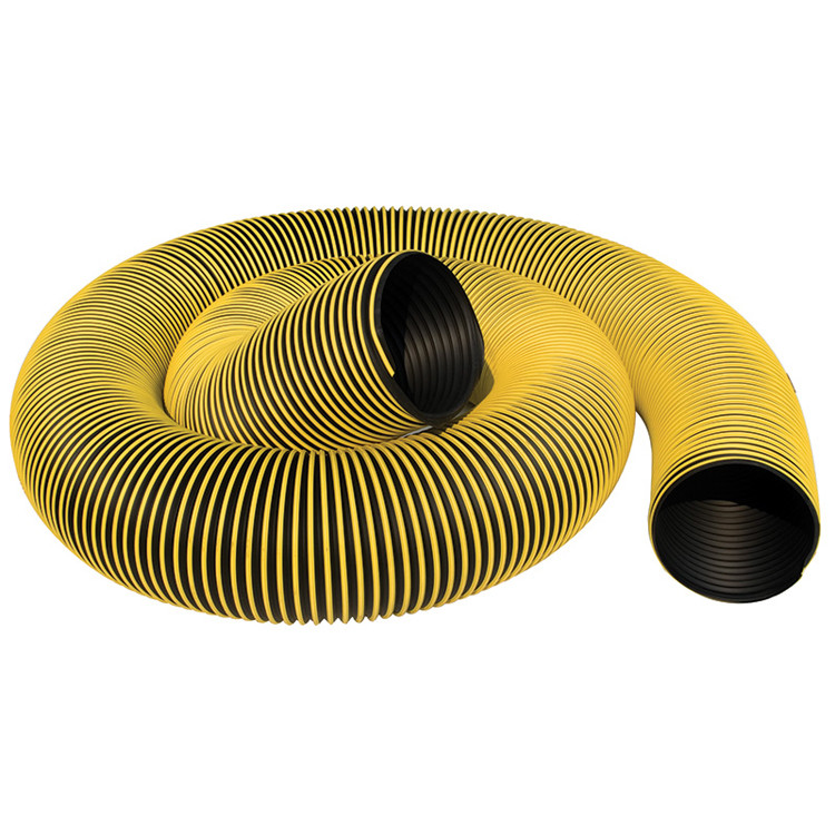 10" Wear-Strip Thermoplastic Rubber Ducting Hose   TPRW-1000