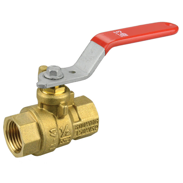 3/8" Brass Female NPT - Female NPT Natural Gas Ball Valve  V302-038
