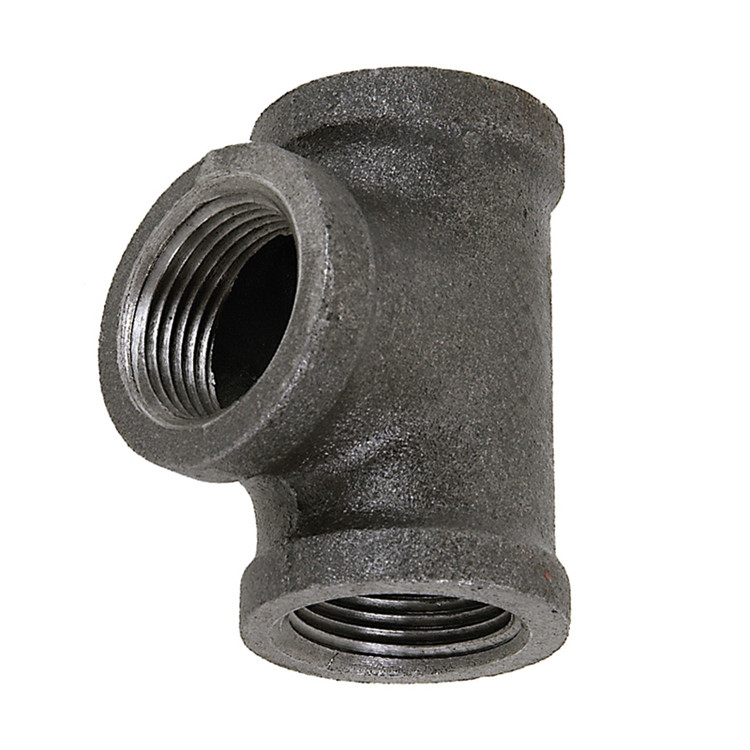 1/2" Sch. 40 Black Iron Female NPT Tee   G08T88M-050-050