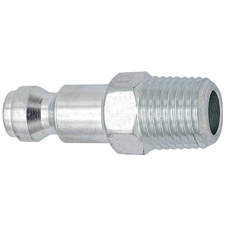 3/8 x 3/8" Steel Tru-Flate Pneumatic Nipple - Male NPT   CP5