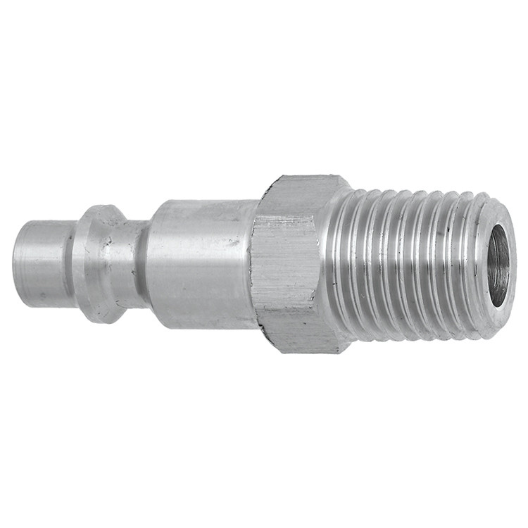 3/8 x 3/8" Stainless Steel Industrial Pneumatic Nipple - Male NPT   CP25SS