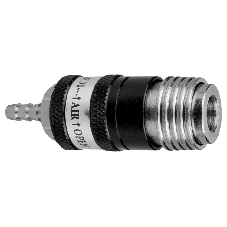1/4 x 3/8" Steel Universal Pneumatic Coupler - Hose Barb   CS60-44
