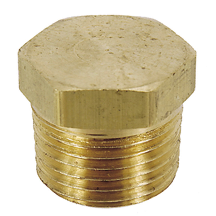 3/4" Brass Male NPT Hex Head Plug   G1600B-12