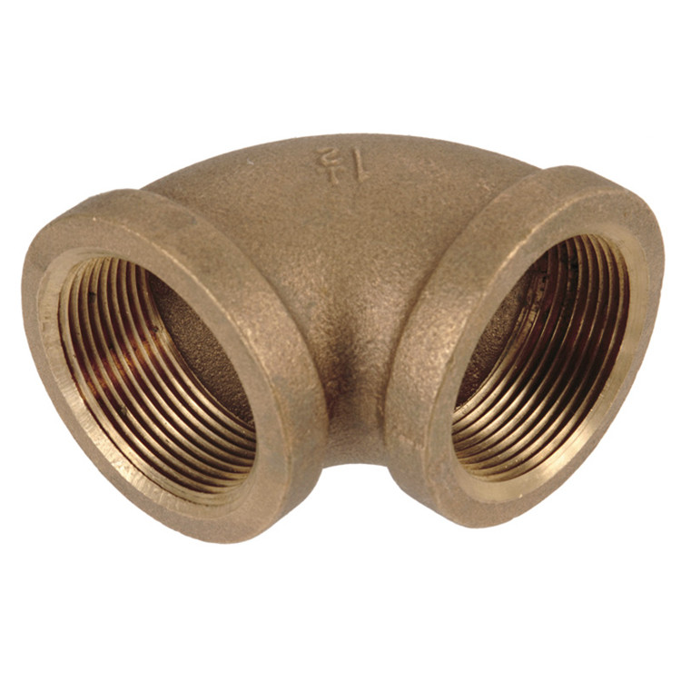 2" Cast Brass Female NPT 90° Elbow   G0898B-200-200