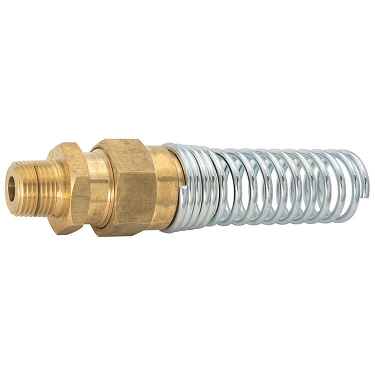 1/2 x 3/8" Brass Male NPT - Air Brake Hose Coupler   G4316G-08-06