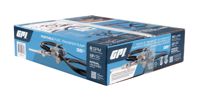 8 GPM 12V G8P® Portable Fuel Transfer Pump   147000-01