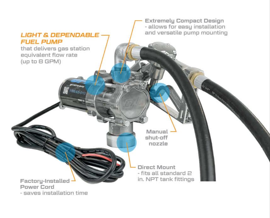 8 GPM 12V EZ-8® Fuel Transfer Pump   137100-01