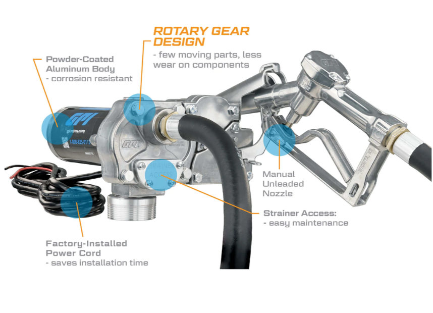 15 GPM 12V M-150® Series Fuel Transfer Pump   110000-107