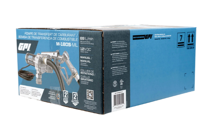 18 GPM 12V M-180® Series Fuel Transfer Pump   110300-1