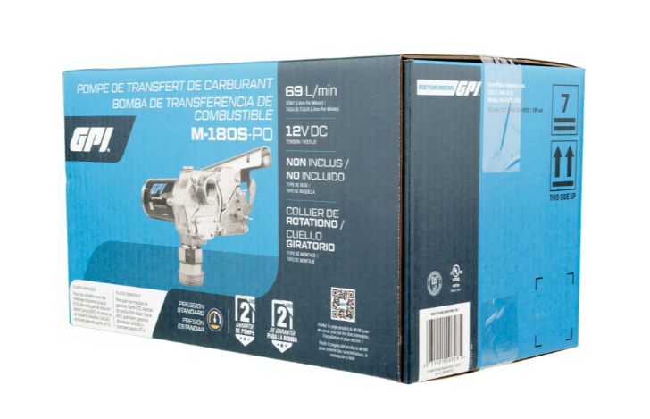 18 GPM 12V M-180® Series Fuel Transfer Pump   110300-7